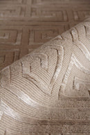 Exquisite Rugs Metro Velvet Handmade Hand-Knotted New Zealand Wool and Viscose  Area Rug