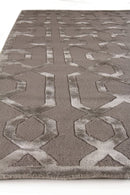 Exquisite Rugs Metro Velvet Handmade Hand-Knotted New Zealand Wool and Viscose  Area Rug