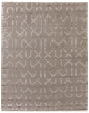 Exquisite Rugs Metro Velvet Handmade Hand-Knotted New Zealand Wool and Viscose  Area Rug