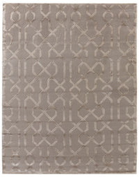 Exquisite Rugs Metro Velvet Handmade Hand-Knotted New Zealand Wool and Viscose  Area Rug