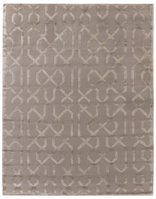 Exquisite Rugs Metro Velvet Handmade Hand-Knotted New Zealand Wool and Viscose  Area Rug