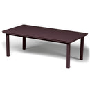 Telescope Casual 42" X 84" Rectangular Marine Grade Polymer Table Top Only With Umbrella Hole