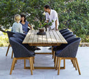 Cane-Line Peacock Chair with Teak Legs