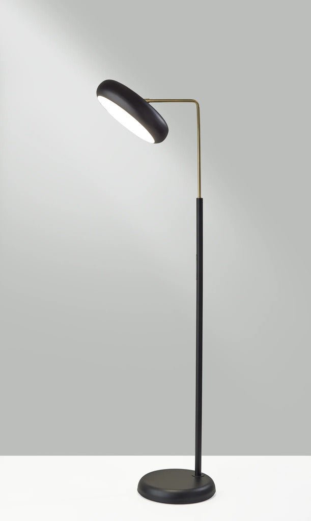 Adesso Lawson LED Floor Lamp With Smart Switch