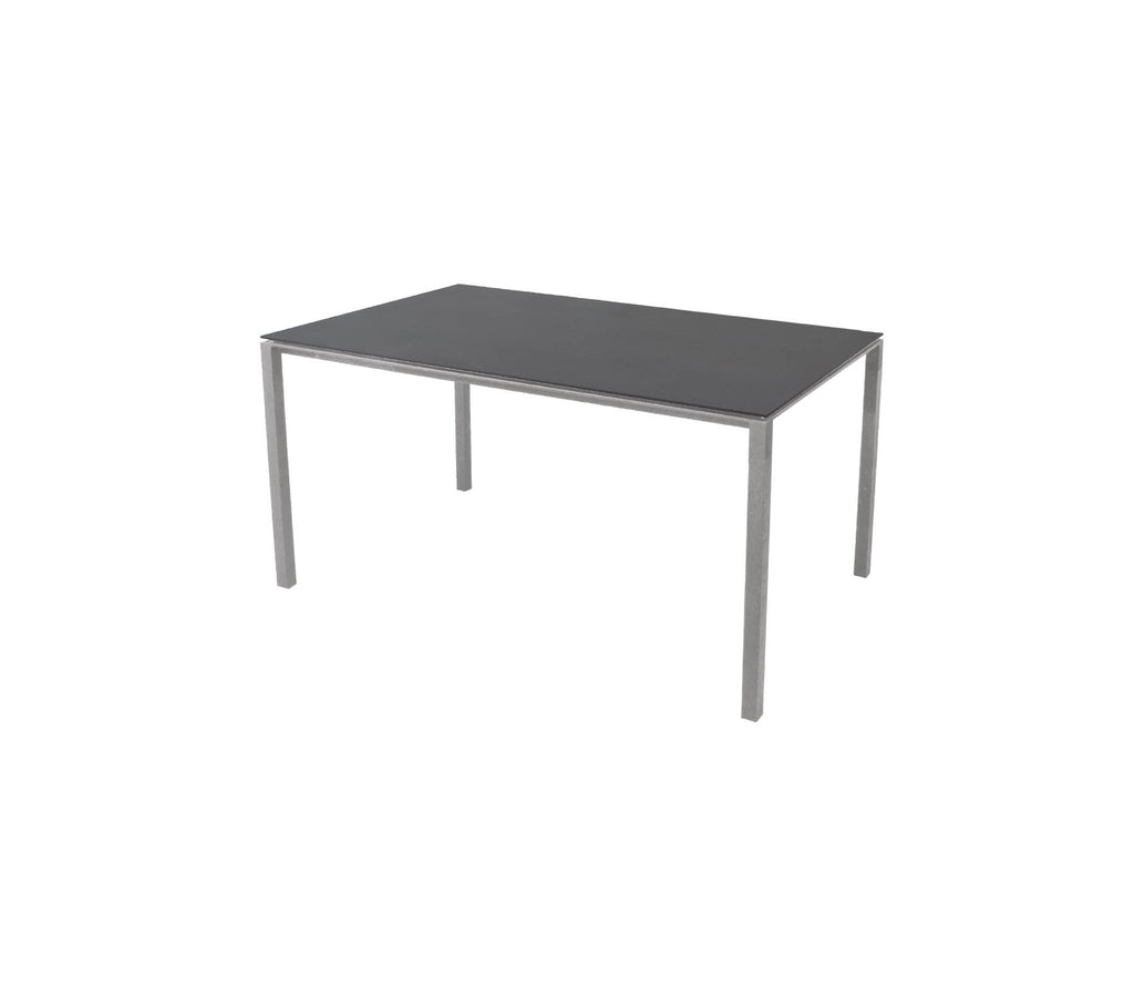 Cane-Line Pure Dining Table Base - 59.1"x35.5" - Sonnet Commercial