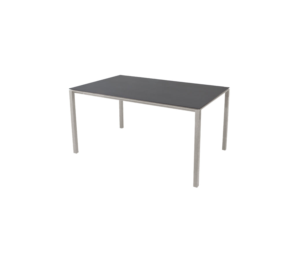 Cane-Line Pure Dining Table Base - 59.1"x35.5" - Sonnet Commercial