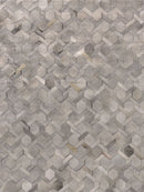 Exquisite Rugs Natural Hide Cowhide Silver Area Rug
