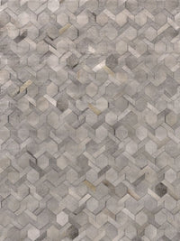 Exquisite Rugs Natural Hide Cowhide Silver Area Rug