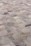 Exquisite Rugs Natural Hide Cowhide Silver Area Rug