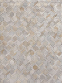 Exquisite Rugs Natural Hide Cowhide Silver Area Rug