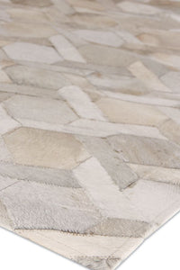 Exquisite Rugs Natural Hide Cowhide Silver Area Rug