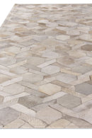 Exquisite Rugs Natural Hide Cowhide Silver Area Rug