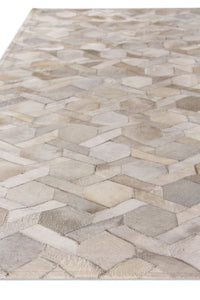 Exquisite Rugs Natural Hide Cowhide Silver Area Rug