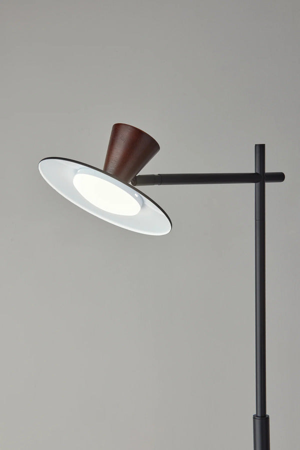 Adesso Elmore LED Floor Lamp With Smart Switch