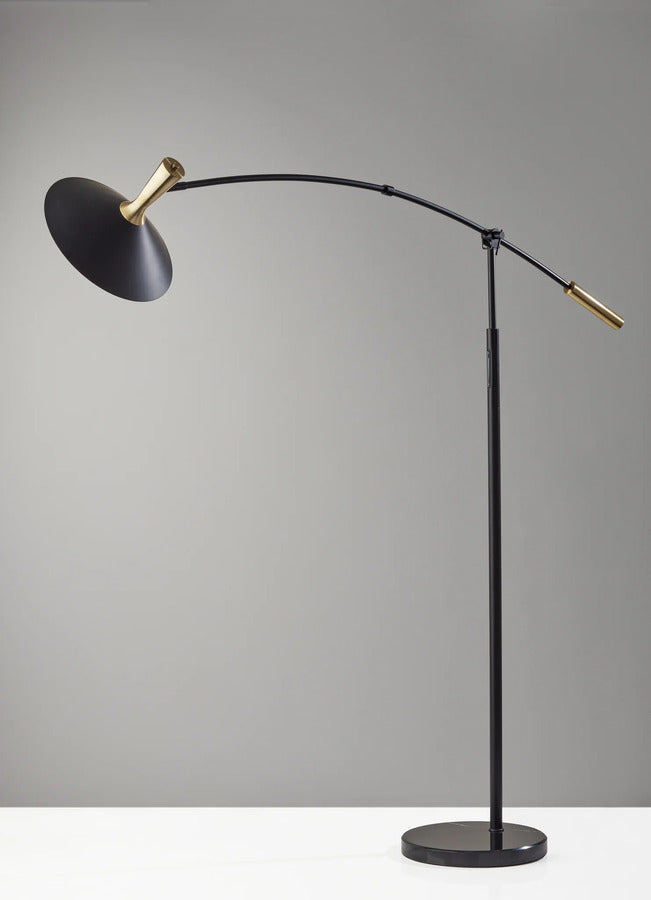 Adesso Bradley LED Arc Lamp With Smart Switch