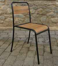 Furniture Designhouse Chelsea  Chairs - Stackable -European Chestnut Wood Clear Coated - Set of Two