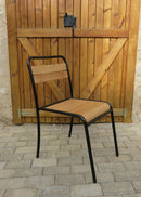 Furniture Designhouse Chelsea  Chairs - Stackable -European Chestnut Wood Clear Coated - Set of Two