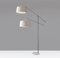 Adesso Manhattan Two-Arm Arc Lamp