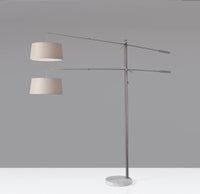 Adesso Manhattan Two-Arm Arc Lamp