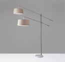 Adesso Manhattan Two-Arm Arc Lamp