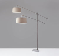 Adesso Manhattan Two-Arm Arc Lamp