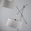 Adesso Manhattan Two-Arm Arc Lamp