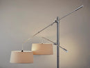 Adesso Manhattan Two-Arm Arc Lamp