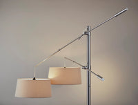 Adesso Manhattan Two-Arm Arc Lamp