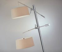 Adesso Manhattan Two-Arm Arc Lamp