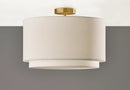 Adesso Finley Double Layer Flush Mount