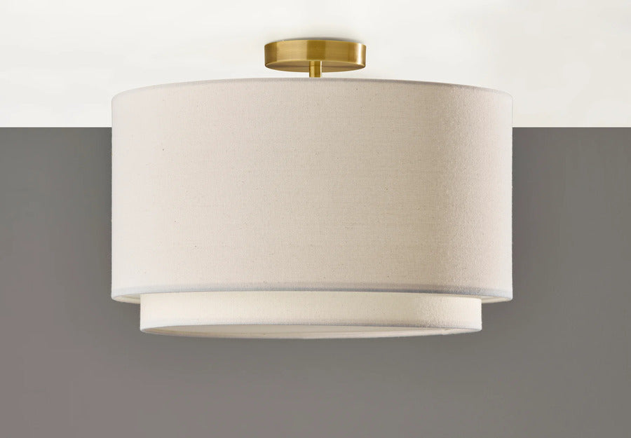 Adesso Finley Double Layer Flush Mount