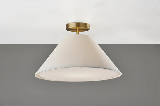 Adesso Finley Tapered Flush Mount