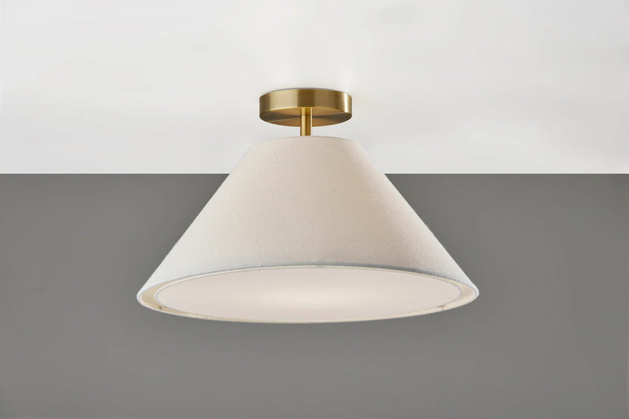 Adesso Finley Tapered Flush Mount
