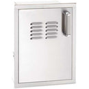 Fire Magic Single Access Door with Tank Tray and Louvers