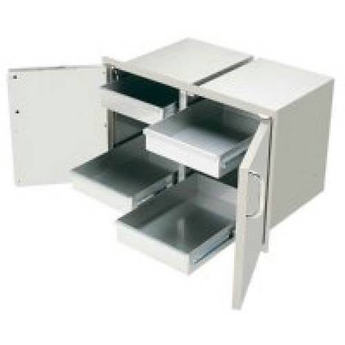 Fire Magic Double Access Doors / 2 Dual Drawers