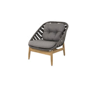Cane-Line Strington Lounge Chair with Teak Frame
