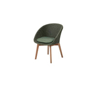 Cane-Line Peacock Chair with Teak Legs