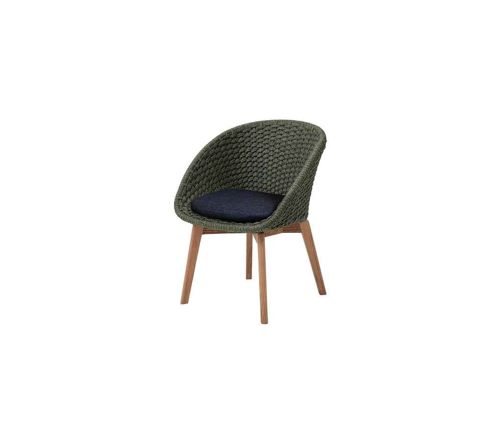 Cane-Line Peacock Chair with Teak Legs