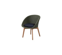 Cane-Line Peacock Chair with Teak Legs