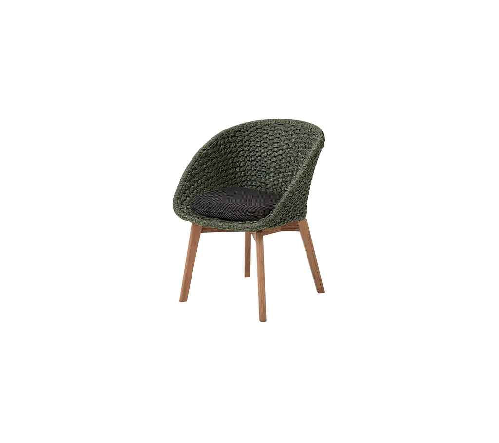 Cane-Line Peacock Chair with Teak Legs