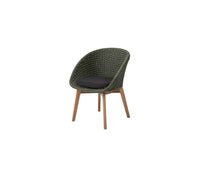 Cane-Line Peacock Chair with Teak Legs