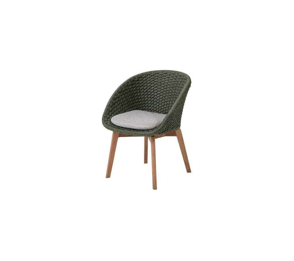 Cane-Line Peacock Chair with Teak Legs