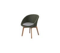 Cane-Line Peacock Chair with Teak Legs