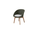 Cane-Line Peacock Chair with Teak Legs