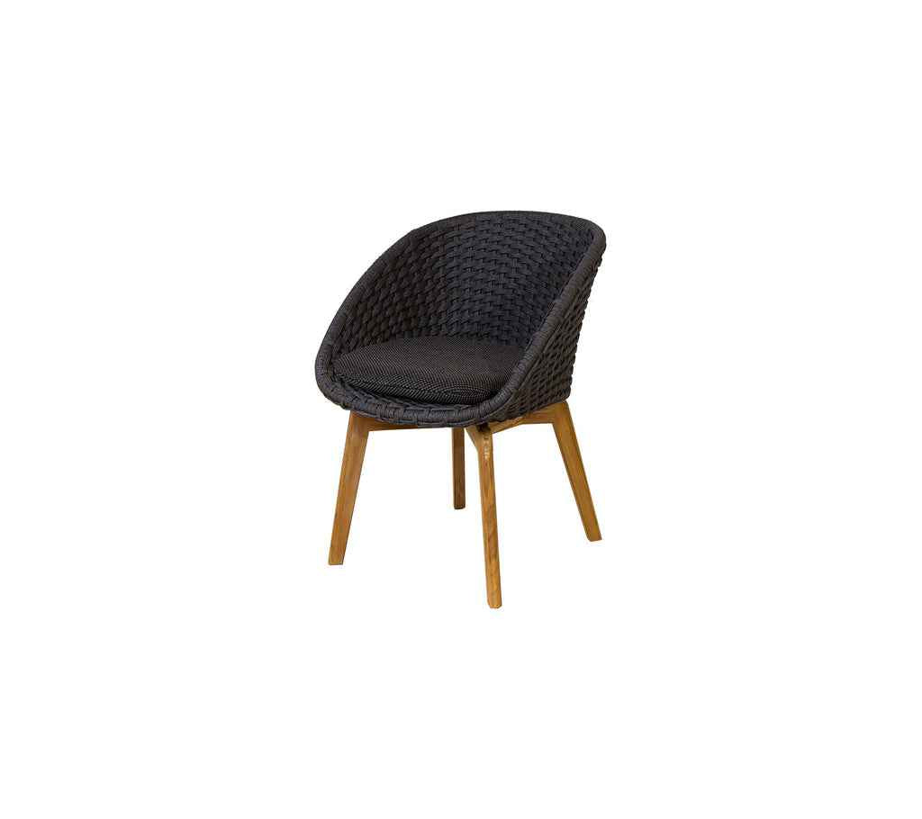 Cane-Line Peacock Chair with Teak Legs