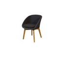 Cane-Line Peacock Chair with Teak Legs
