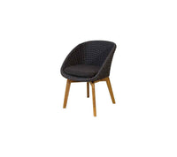 Cane-Line Peacock Chair with Teak Legs