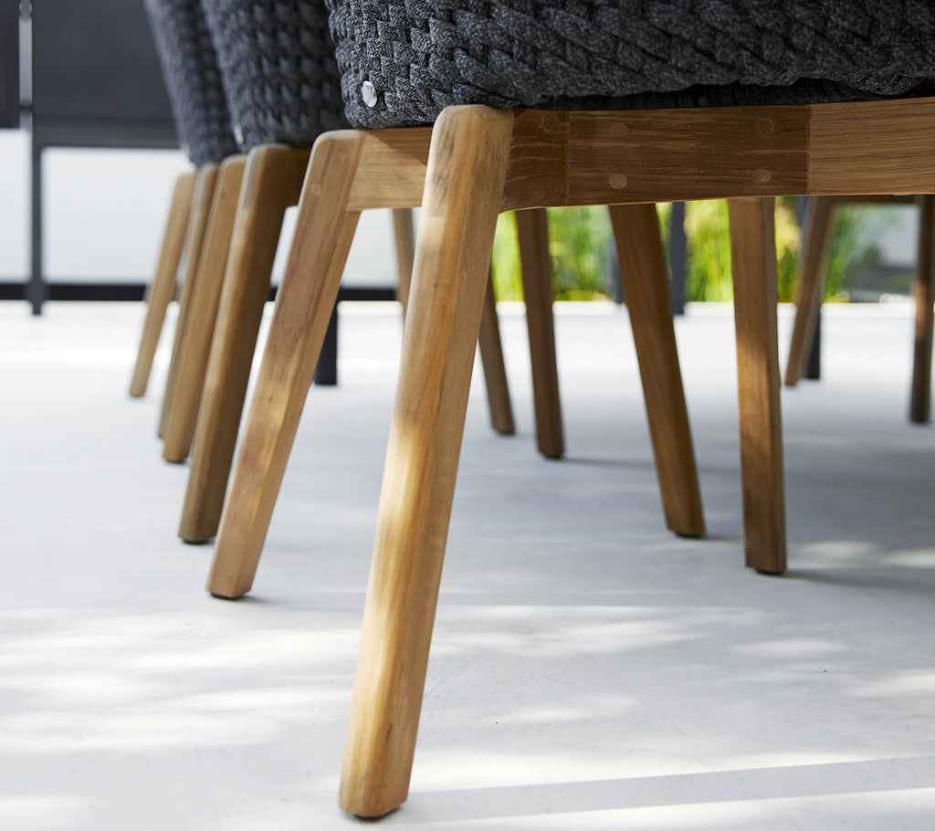 Cane-Line Peacock Chair with Teak Legs