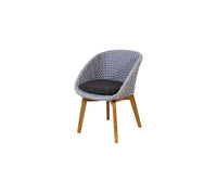 Cane-Line Peacock Chair with Teak Legs