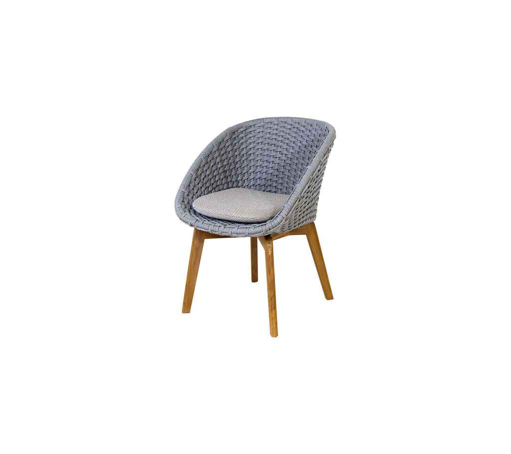 Cane-Line Peacock Chair with Teak Legs
